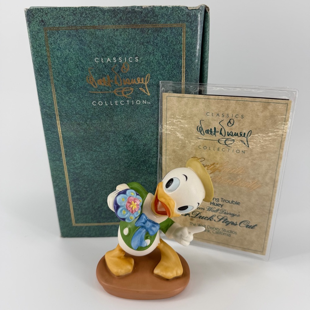 NEW Walt Disney Classics Collection Huey Mr. Duck Steps Out Tag Along Trouble